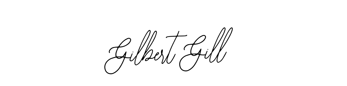 Use a signature maker to create a handwritten signature online. With this signature software, you can design (Bearetta-2O07w) your own signature for name Gilbert Gill. Gilbert Gill signature style 12 images and pictures png