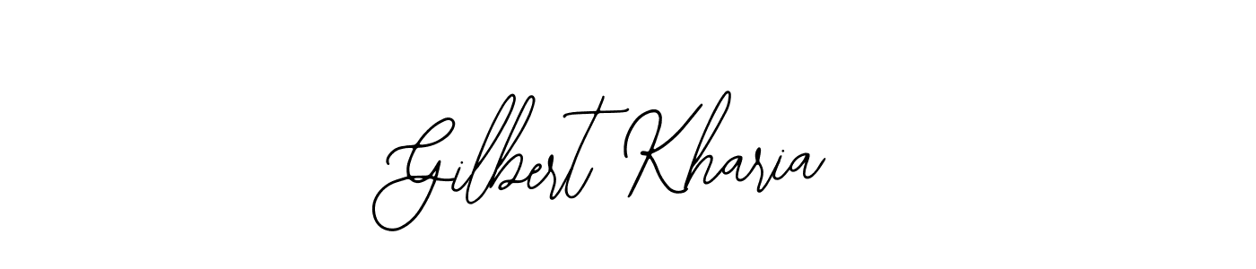 Make a beautiful signature design for name Gilbert Kharia. Use this online signature maker to create a handwritten signature for free. Gilbert Kharia signature style 12 images and pictures png