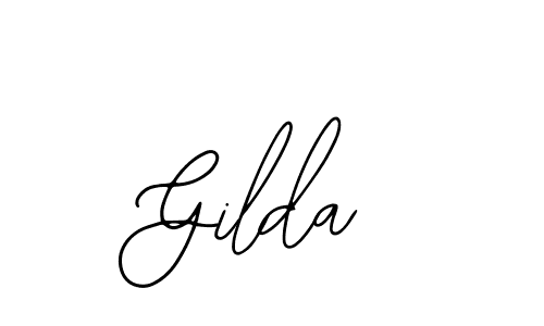 How to make Gilda name signature. Use Bearetta-2O07w style for creating short signs online. This is the latest handwritten sign. Gilda signature style 12 images and pictures png