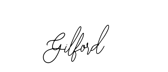 How to make Gilford name signature. Use Bearetta-2O07w style for creating short signs online. This is the latest handwritten sign. Gilford signature style 12 images and pictures png