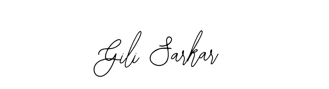 This is the best signature style for the Gili Sarkar name. Also you like these signature font (Bearetta-2O07w). Mix name signature. Gili Sarkar signature style 12 images and pictures png