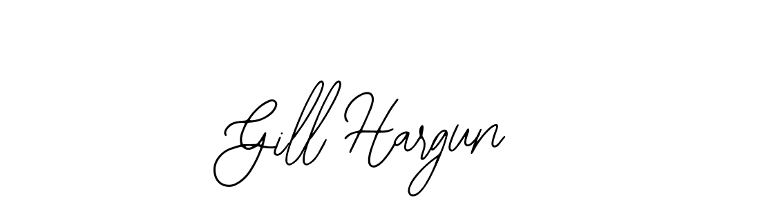 How to make Gill Hargun signature? Bearetta-2O07w is a professional autograph style. Create handwritten signature for Gill Hargun name. Gill Hargun signature style 12 images and pictures png
