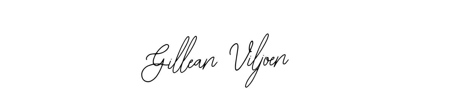 You should practise on your own different ways (Bearetta-2O07w) to write your name (Gillean Viljoen) in signature. don't let someone else do it for you. Gillean Viljoen signature style 12 images and pictures png