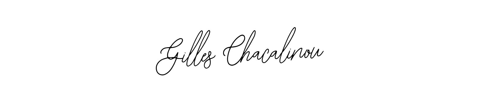 You should practise on your own different ways (Bearetta-2O07w) to write your name (Gilles Chacalinou) in signature. don't let someone else do it for you. Gilles Chacalinou signature style 12 images and pictures png