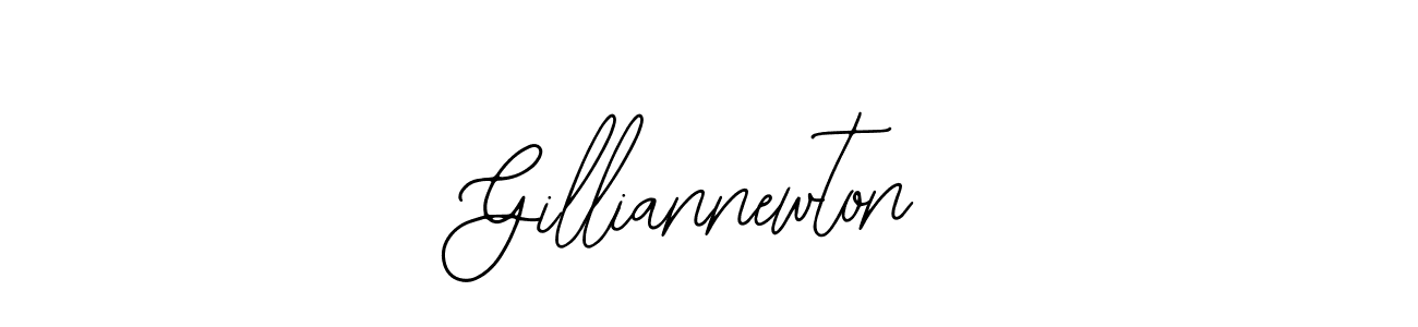 The best way (Bearetta-2O07w) to make a short signature is to pick only two or three words in your name. The name Gilliannewton include a total of six letters. For converting this name. Gilliannewton signature style 12 images and pictures png