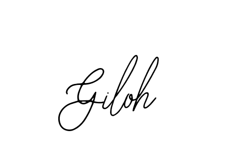 if you are searching for the best signature style for your name Giloh. so please give up your signature search. here we have designed multiple signature styles  using Bearetta-2O07w. Giloh signature style 12 images and pictures png