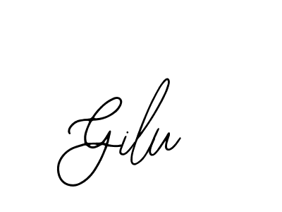 if you are searching for the best signature style for your name Gilu. so please give up your signature search. here we have designed multiple signature styles  using Bearetta-2O07w. Gilu signature style 12 images and pictures png