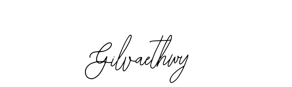 You should practise on your own different ways (Bearetta-2O07w) to write your name (Gilvaethwy) in signature. don't let someone else do it for you. Gilvaethwy signature style 12 images and pictures png