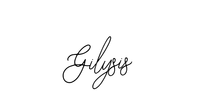 You should practise on your own different ways (Bearetta-2O07w) to write your name (Gilysis) in signature. don't let someone else do it for you. Gilysis signature style 12 images and pictures png
