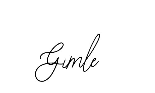 Design your own signature with our free online signature maker. With this signature software, you can create a handwritten (Bearetta-2O07w) signature for name Gimle. Gimle signature style 12 images and pictures png