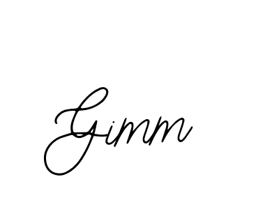 Also we have Gimm name is the best signature style. Create professional handwritten signature collection using Bearetta-2O07w autograph style. Gimm signature style 12 images and pictures png