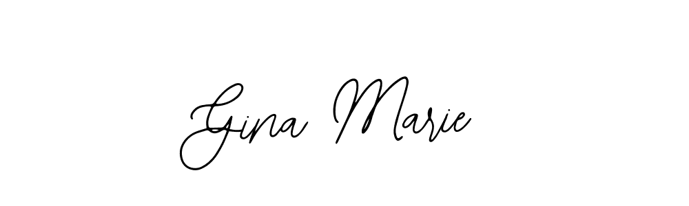 if you are searching for the best signature style for your name Gina Marie. so please give up your signature search. here we have designed multiple signature styles  using Bearetta-2O07w. Gina Marie signature style 12 images and pictures png