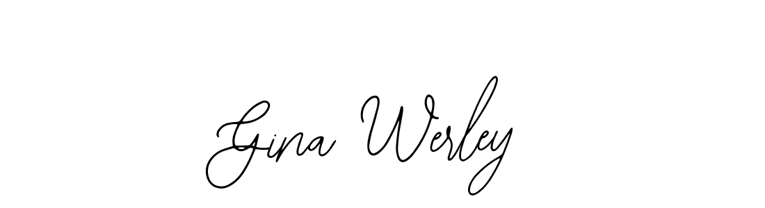 Similarly Bearetta-2O07w is the best handwritten signature design. Signature creator online .You can use it as an online autograph creator for name Gina Werley. Gina Werley signature style 12 images and pictures png