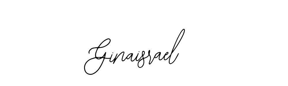 The best way (Bearetta-2O07w) to make a short signature is to pick only two or three words in your name. The name Ginaisrael include a total of six letters. For converting this name. Ginaisrael signature style 12 images and pictures png