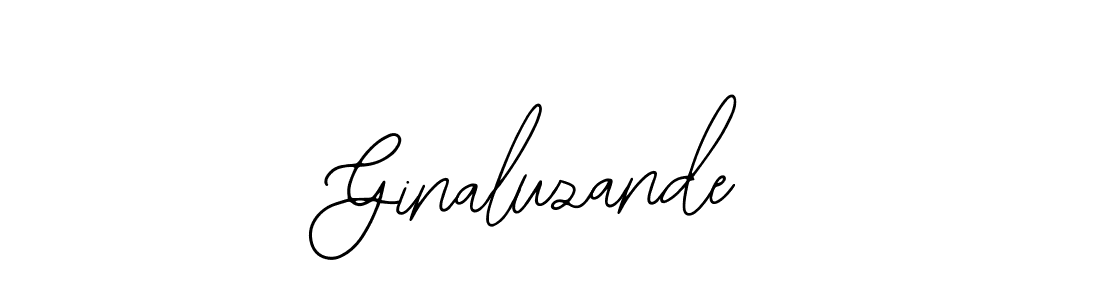 How to make Ginaluzande signature? Bearetta-2O07w is a professional autograph style. Create handwritten signature for Ginaluzande name. Ginaluzande signature style 12 images and pictures png