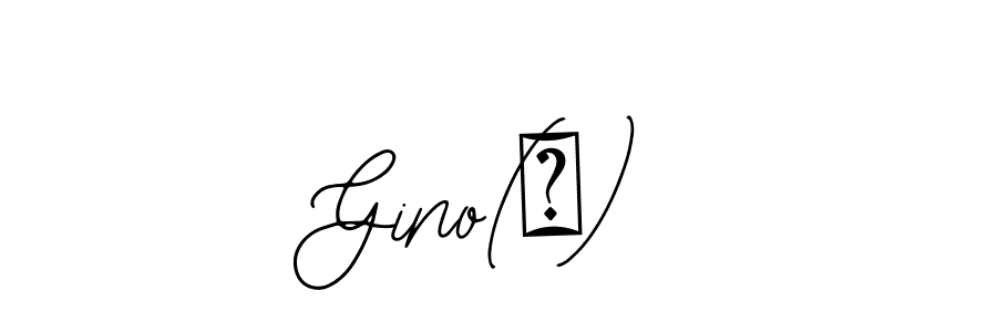 Similarly Bearetta-2O07w is the best handwritten signature design. Signature creator online .You can use it as an online autograph creator for name Gino(♡). Gino(♡) signature style 12 images and pictures png