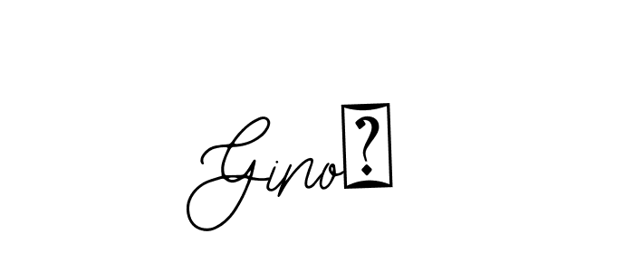 How to make Gino♡ signature? Bearetta-2O07w is a professional autograph style. Create handwritten signature for Gino♡ name. Gino♡ signature style 12 images and pictures png
