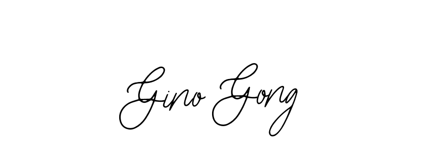 Bearetta-2O07w is a professional signature style that is perfect for those who want to add a touch of class to their signature. It is also a great choice for those who want to make their signature more unique. Get Gino Gong name to fancy signature for free. Gino Gong signature style 12 images and pictures png