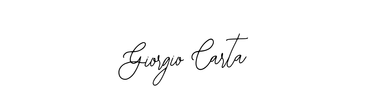 How to make Giorgio Carta name signature. Use Bearetta-2O07w style for creating short signs online. This is the latest handwritten sign. Giorgio Carta signature style 12 images and pictures png