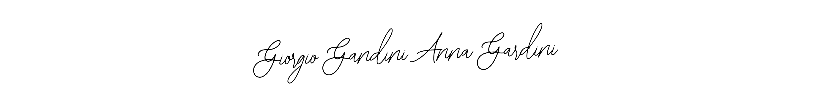 Create a beautiful signature design for name Giorgio Gandini Anna Gardini. With this signature (Bearetta-2O07w) fonts, you can make a handwritten signature for free. Giorgio Gandini Anna Gardini signature style 12 images and pictures png