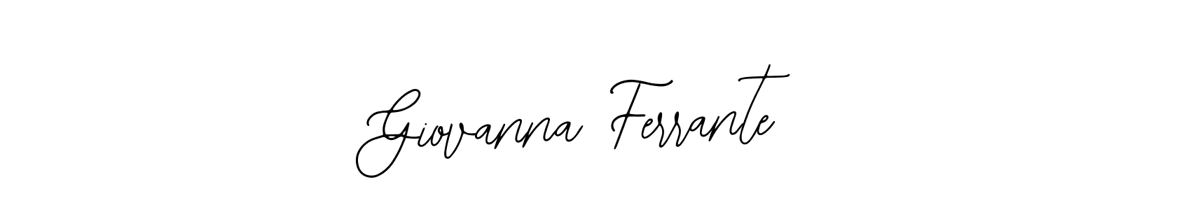 Make a beautiful signature design for name Giovanna Ferrante. Use this online signature maker to create a handwritten signature for free. Giovanna Ferrante signature style 12 images and pictures png