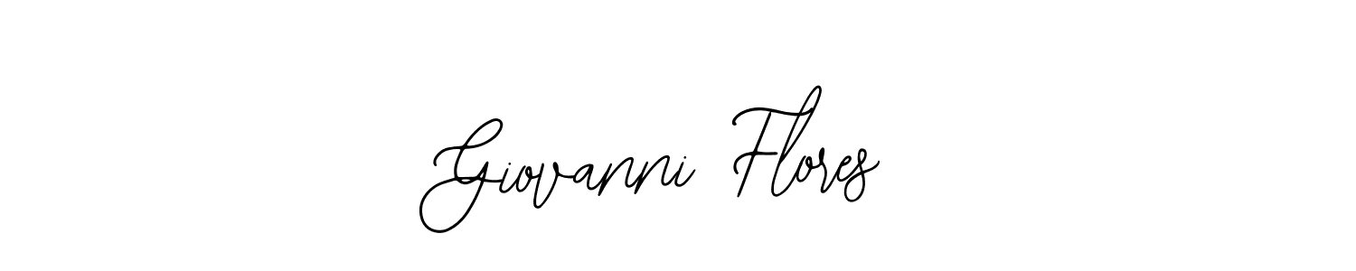 How to make Giovanni Flores name signature. Use Bearetta-2O07w style for creating short signs online. This is the latest handwritten sign. Giovanni Flores signature style 12 images and pictures png