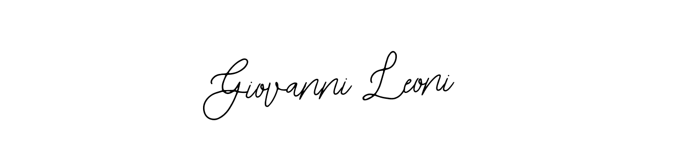 It looks lik you need a new signature style for name Giovanni Leoni. Design unique handwritten (Bearetta-2O07w) signature with our free signature maker in just a few clicks. Giovanni Leoni signature style 12 images and pictures png