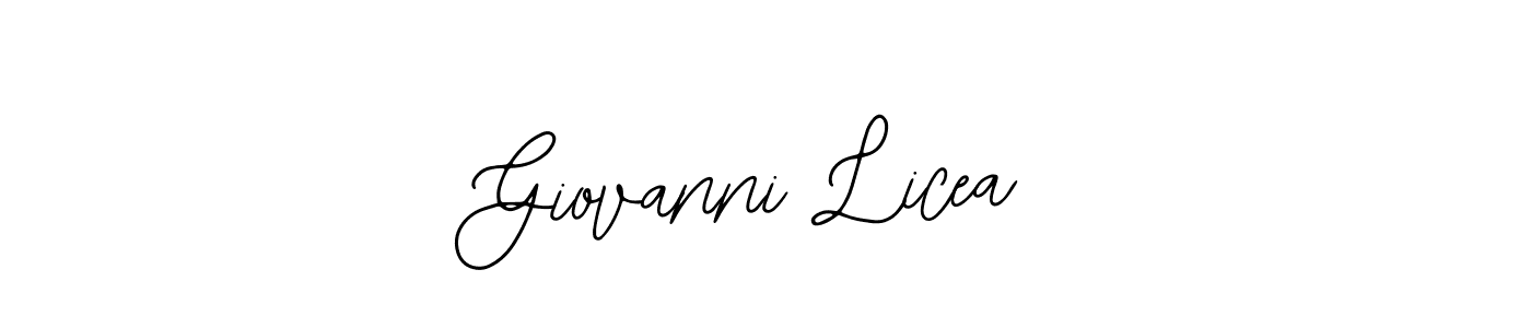 How to Draw Giovanni Licea signature style? Bearetta-2O07w is a latest design signature styles for name Giovanni Licea. Giovanni Licea signature style 12 images and pictures png
