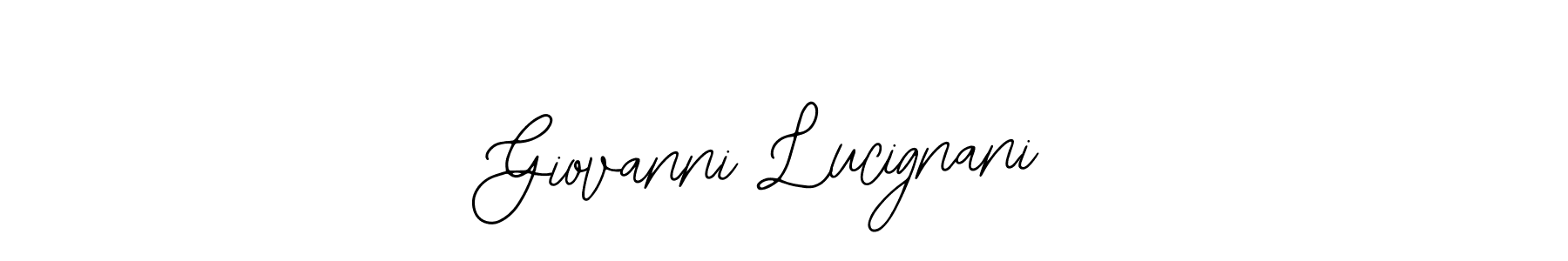 Similarly Bearetta-2O07w is the best handwritten signature design. Signature creator online .You can use it as an online autograph creator for name Giovanni Lucignani. Giovanni Lucignani signature style 12 images and pictures png