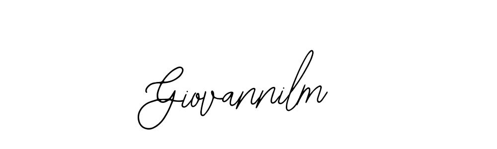 if you are searching for the best signature style for your name Giovannilm. so please give up your signature search. here we have designed multiple signature styles  using Bearetta-2O07w. Giovannilm signature style 12 images and pictures png