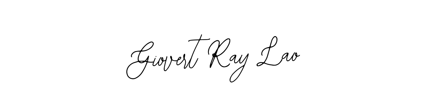 Create a beautiful signature design for name Giovert Ray Lao. With this signature (Bearetta-2O07w) fonts, you can make a handwritten signature for free. Giovert Ray Lao signature style 12 images and pictures png