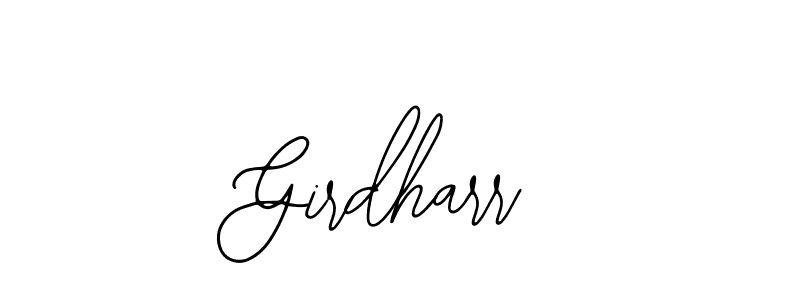 Bearetta-2O07w is a professional signature style that is perfect for those who want to add a touch of class to their signature. It is also a great choice for those who want to make their signature more unique. Get Girdharr name to fancy signature for free. Girdharr signature style 12 images and pictures png