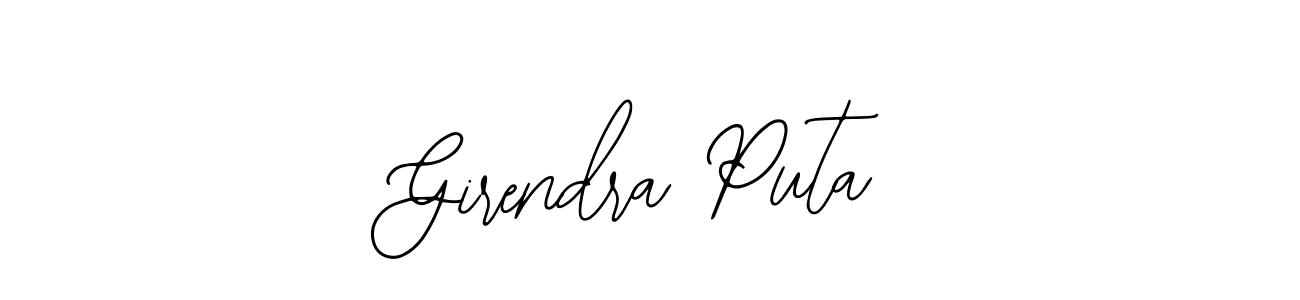 How to Draw Girendra Puta signature style? Bearetta-2O07w is a latest design signature styles for name Girendra Puta. Girendra Puta signature style 12 images and pictures png
