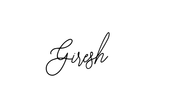 Create a beautiful signature design for name Giresh. With this signature (Bearetta-2O07w) fonts, you can make a handwritten signature for free. Giresh signature style 12 images and pictures png