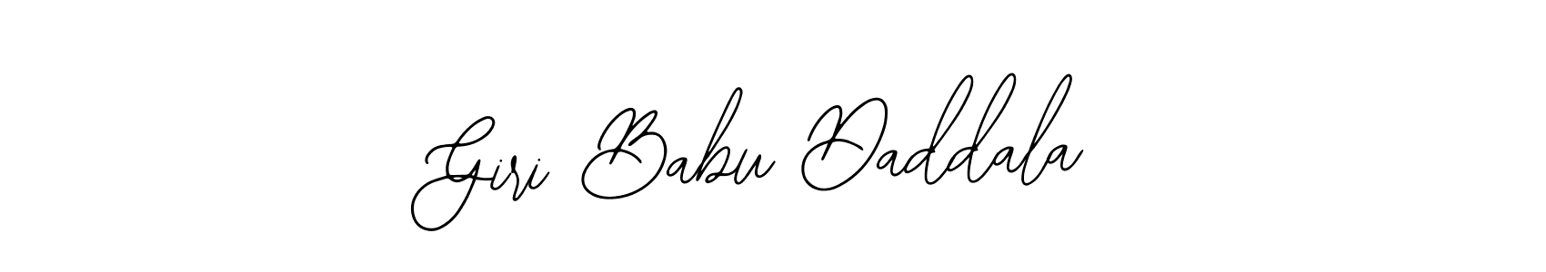 Make a beautiful signature design for name Giri Babu Daddala. With this signature (Bearetta-2O07w) style, you can create a handwritten signature for free. Giri Babu Daddala signature style 12 images and pictures png
