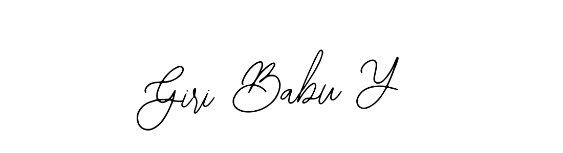 Make a short Giri Babu Y signature style. Manage your documents anywhere anytime using Bearetta-2O07w. Create and add eSignatures, submit forms, share and send files easily. Giri Babu Y signature style 12 images and pictures png