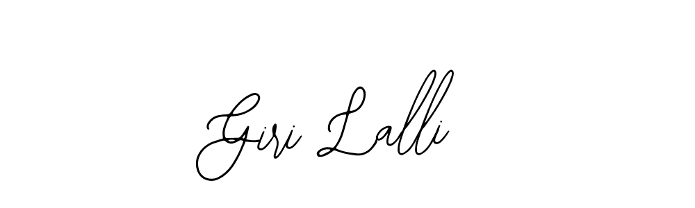 Design your own signature with our free online signature maker. With this signature software, you can create a handwritten (Bearetta-2O07w) signature for name Giri Lalli. Giri Lalli signature style 12 images and pictures png