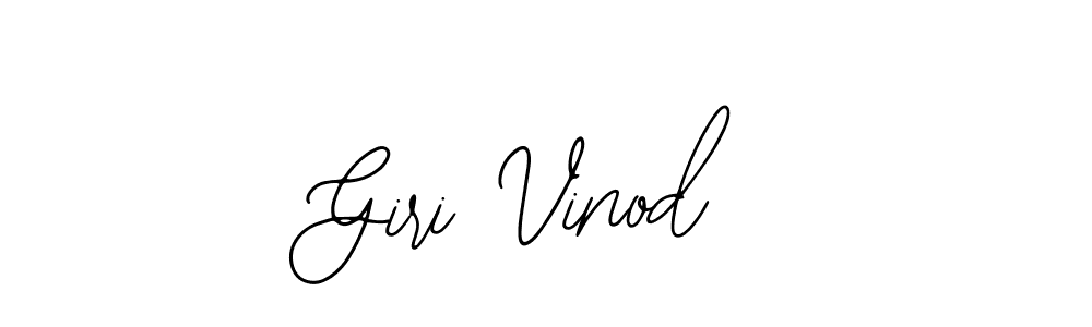 Also we have Giri Vinod name is the best signature style. Create professional handwritten signature collection using Bearetta-2O07w autograph style. Giri Vinod signature style 12 images and pictures png