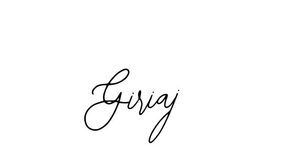 Design your own signature with our free online signature maker. With this signature software, you can create a handwritten (Bearetta-2O07w) signature for name Giriaj. Giriaj signature style 12 images and pictures png