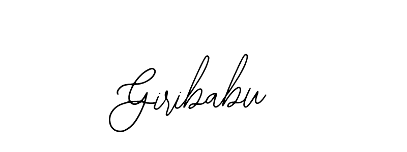 Design your own signature with our free online signature maker. With this signature software, you can create a handwritten (Bearetta-2O07w) signature for name Giribabu. Giribabu signature style 12 images and pictures png