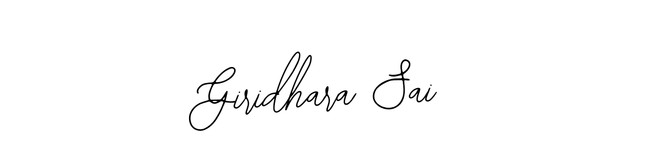 Also You can easily find your signature by using the search form. We will create Giridhara Sai name handwritten signature images for you free of cost using Bearetta-2O07w sign style. Giridhara Sai signature style 12 images and pictures png