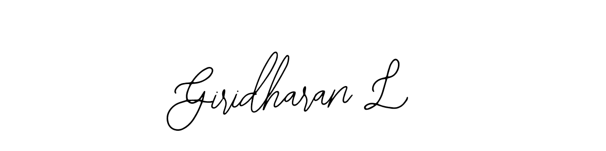 Create a beautiful signature design for name Giridharan L. With this signature (Bearetta-2O07w) fonts, you can make a handwritten signature for free. Giridharan L signature style 12 images and pictures png