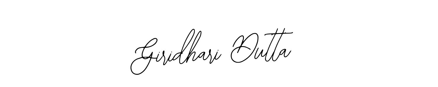 How to make Giridhari Dutta signature? Bearetta-2O07w is a professional autograph style. Create handwritten signature for Giridhari Dutta name. Giridhari Dutta signature style 12 images and pictures png