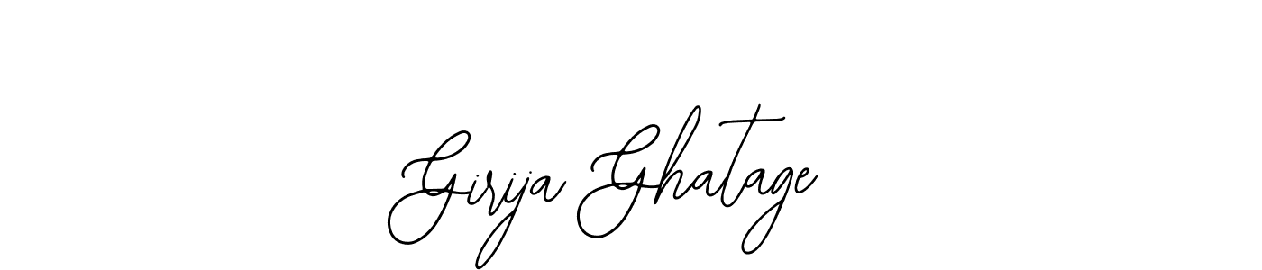 Also we have Girija Ghatage name is the best signature style. Create professional handwritten signature collection using Bearetta-2O07w autograph style. Girija Ghatage signature style 12 images and pictures png