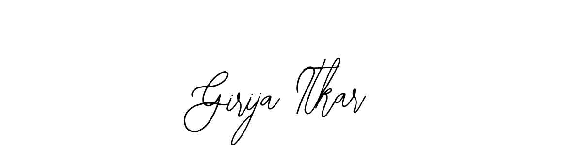 Also we have Girija Itkar name is the best signature style. Create professional handwritten signature collection using Bearetta-2O07w autograph style. Girija Itkar signature style 12 images and pictures png