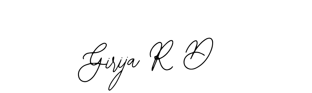 Similarly Bearetta-2O07w is the best handwritten signature design. Signature creator online .You can use it as an online autograph creator for name Girija R D. Girija R D signature style 12 images and pictures png