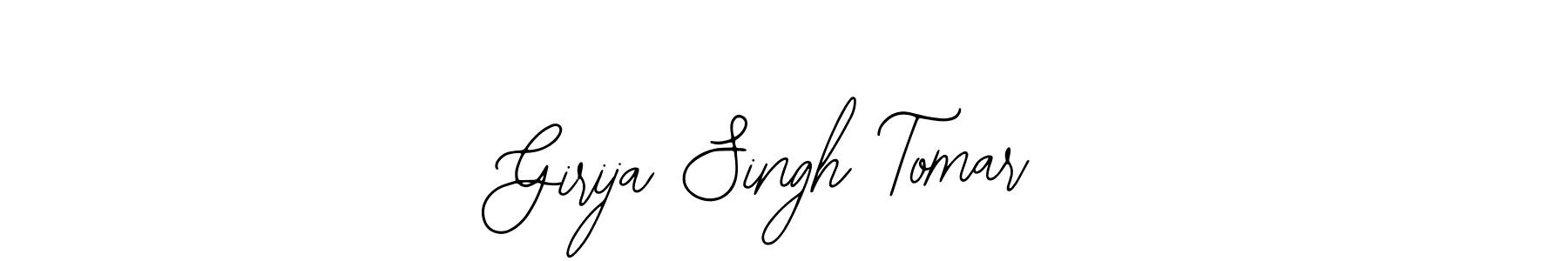 How to make Girija Singh Tomar name signature. Use Bearetta-2O07w style for creating short signs online. This is the latest handwritten sign. Girija Singh Tomar signature style 12 images and pictures png