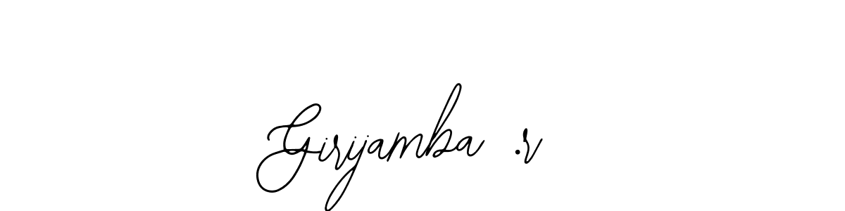 You can use this online signature creator to create a handwritten signature for the name Girijamba .r. This is the best online autograph maker. Girijamba .r signature style 12 images and pictures png