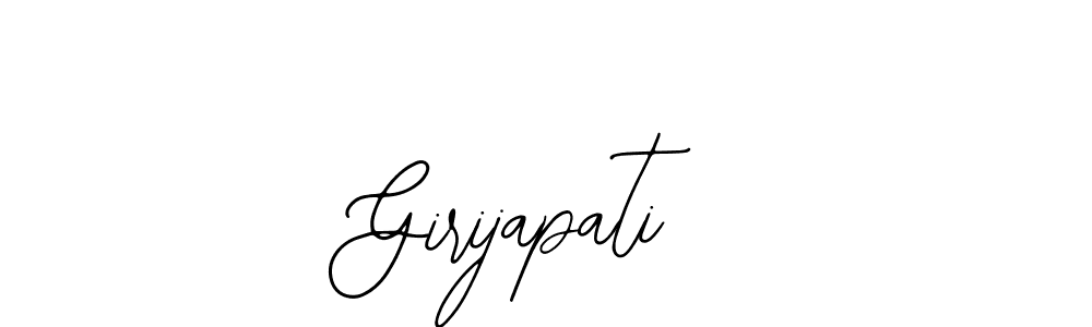 Design your own signature with our free online signature maker. With this signature software, you can create a handwritten (Bearetta-2O07w) signature for name Girijapati. Girijapati signature style 12 images and pictures png