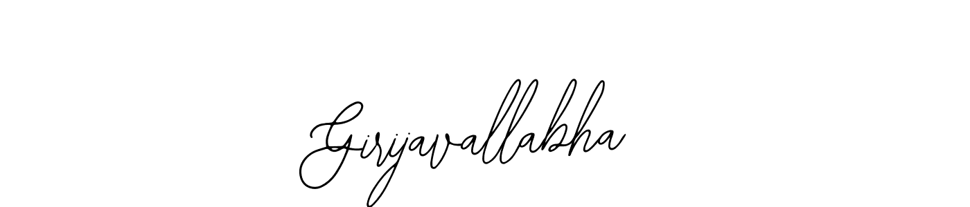 Create a beautiful signature design for name Girijavallabha. With this signature (Bearetta-2O07w) fonts, you can make a handwritten signature for free. Girijavallabha signature style 12 images and pictures png